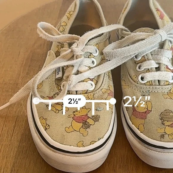 VANS Winnie the Pooh Kids Sneakers Size 13 Honey Pot Toddlers Runners Shoes - Picture 13 of 16